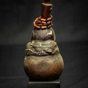 Untitled (African Wood Gourd) by Artist Unknown 