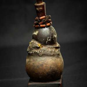 Untitled (African Wood Gourd) by Artist Unknown 