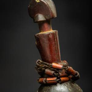 Untitled (African Wood Gourd) by Artist Unknown 