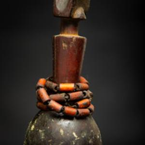 Untitled (African Wood Gourd) by Artist Unknown 