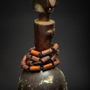 Untitled (African Wood Gourd) by Artist Unknown 