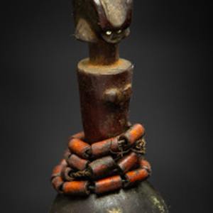 Untitled (African Wood Gourd) by Artist Unknown 