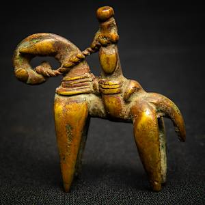 Untitled (Bronze Equestrian Figure of a Horse) by Artist Unknown 