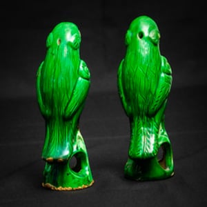 Untitled (Chinese Antique Sancai Parrots) by Artist Unknown 