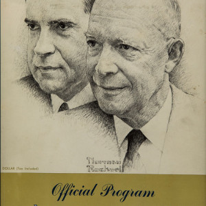 Untitled (Official Program, 43rd Inauguration, Eisenhower and Nixon) by Norman Rockwell