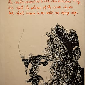 Berthold Brecht by Antonio Fransconi 