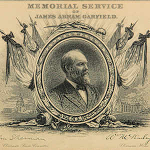 Untitled (President Garfield Funeral Invitational) by Artist Unknown, Image 2.