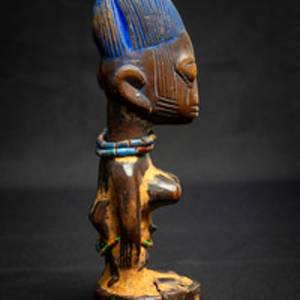 Untitled (Ibeji Female Wood Figure) by Artist Unknown 