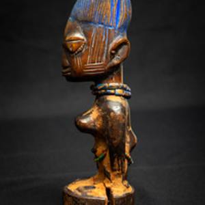 Untitled (Ibeji Female Wood Figure) by Artist Unknown 