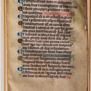 Illustrated Manuscript Page by Artist Unknown