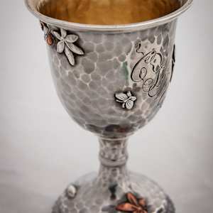 Untitled (Pair of Japanese-Style Cordial Goblets) by Artist Unknown 