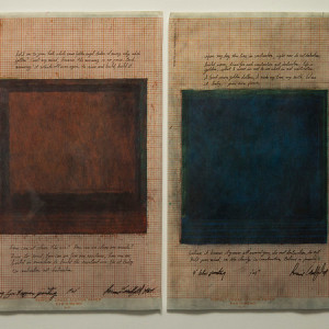 Two Drawings by Ronnie Landfield