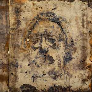 Face (Bleed Through) by John Lees