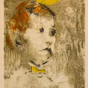 Lotte Lenya by Jack Levine