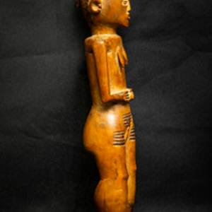Untitled (Female Wood Fetish Power Figure) by Artist Unknown 