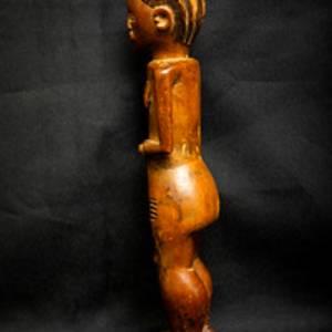Untitled (Female Wood Fetish Power Figure) by Artist Unknown 