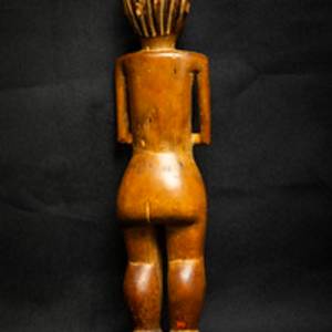 Untitled (Female Wood Fetish Power Figure) by Artist Unknown 