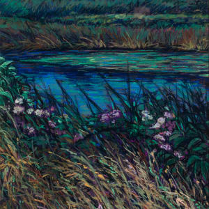 Block Island Pond #2 by Barbara Mosley