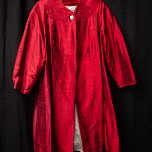 Untitled (Red Cape from the "I Martha/Me Too" Series) by Martha Posner 