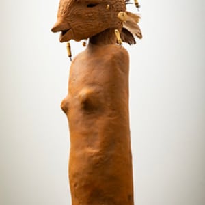 Untitled (Female Figure with Bird Head) by Susan Reinhart