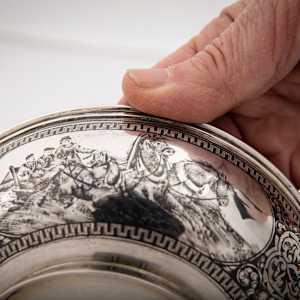 Untitled (Antique Russian Silver Bowl) by Artist Unknown 