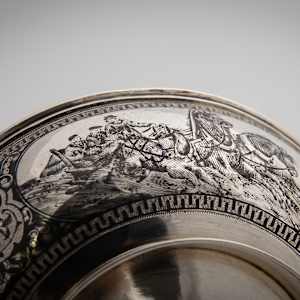Untitled (Antique Russian Silver Bowl) by Artist Unknown 