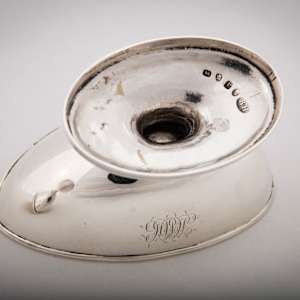 Untitled (Sterling Silver Salt Cellars) by Artist Unknown, Image 8.