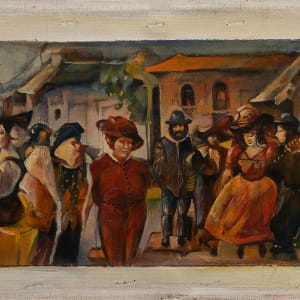Untitled (Gathering in the Square) by Gretty Rubenstein-Rotman 