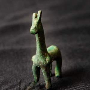 Untitled (Bronze Syrian Miniature Camel Statuette) by Artist Unknown, Image 2.
