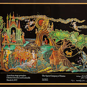 Untitled (Glinka's Russlan and Ludmilla Lithograph) by Toshi Katayama, Image 2.