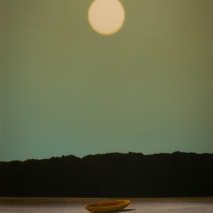 Boat in Moon by Takashi Tanaka 