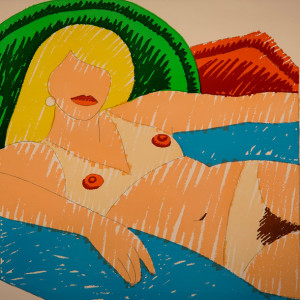 Shiny Nude by Tom Wesselmann