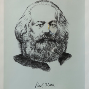 Karl Marx (from the Cuban Icon Series) by Lozaro Gonzalez Saavedra