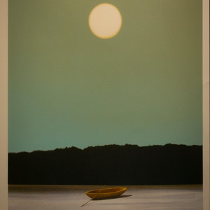 Boat in Moon by Takashi Tanaka