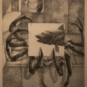 Crab & Fish by Erik Desmazieres 
