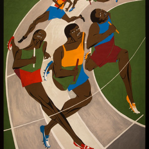Olympische Spiele by Jacob Lawrence