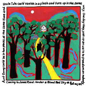 Coming to Jones Road, Under a Blood Red Sky #8 by Faith Ringgold