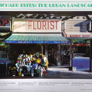 Helene's Florist-Richard Estes: The Urban Landscape by Richard Estes
