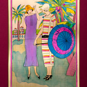 2 Women, Summer Dresses by Helen Townsend Stimpson