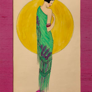 Woman in Green by Helen Townsend Stimpson