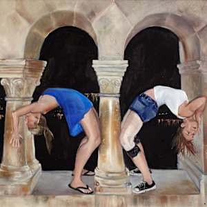 Allyson & Vanessa in Budapest II by Pamela Larsson Toscher, Image 1.