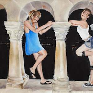 Allyson & Vanessa in Budapest I by Pamela Larsson Toscher, Image 1.