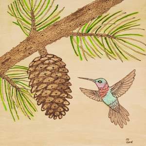 Hummingbird In Motion by Mara Wolf, Image 1.