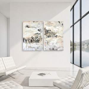 Tectonic Shift (Diptych) by Jutta Rika Bressem, Image 5.