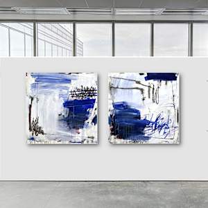 The Space Between (Diptych) by Jutta Rika Bressem, Image 1.
