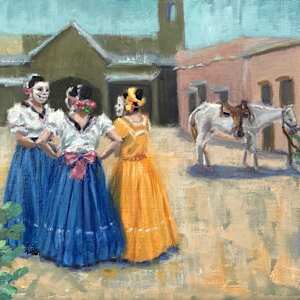 The Three Catrinas by Kimberly Scott, Image 1.