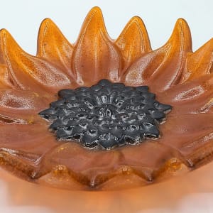 Sunflower Plate by Kathy Kollenburn 