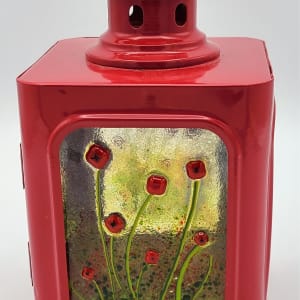Lantern-Red with Poppy Fields 