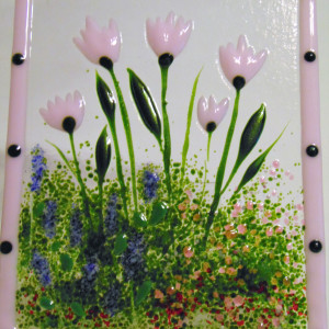 Garden Hanger-Pink Tulips by Kathy Kollenburn