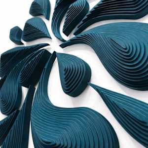 Still Dominance by Jennifer Haley  Image: Curved elements radiate outward, yet remain anchored by an unseen center. Still Dominant embodies authority without force, presence without noise.